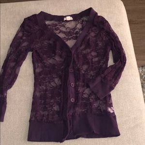 Lace cardigan